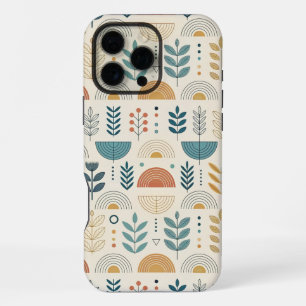 Funda Para iPhone 16 Pro Max Rainbow Botanical Minimalist