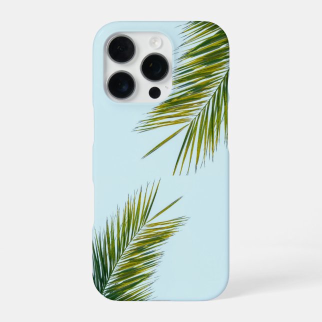 Funda Para iPhone Rama de árbol de palma (Reverso)
