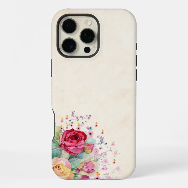 Funda Para iPhone Ramo Floral Vintage (Reverso )