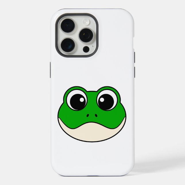 Funda Para iPhone Rana Cute Sonriente (Reverso )