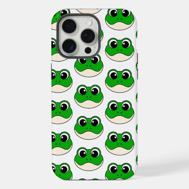 Funda Para iPhone Rana Cute Sonriente (Reverso )