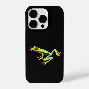 Funda Para iPhone 14 Pro Rana de árbol pintado con ojos rojos