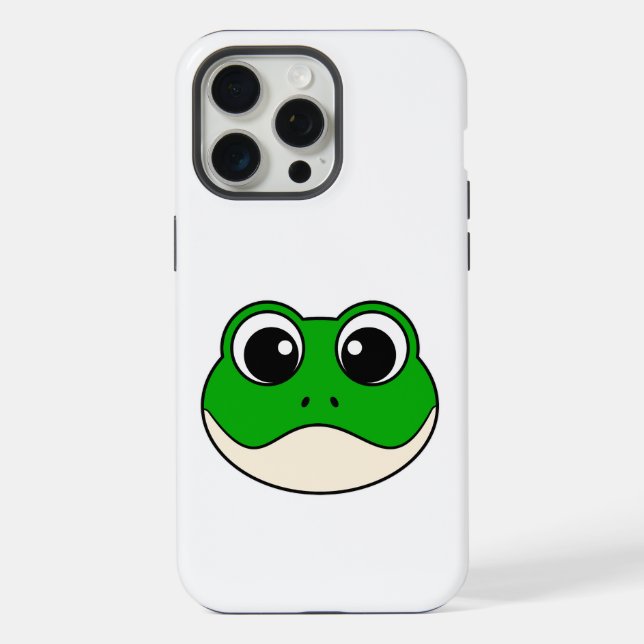 Funda Para iPhone Rana sonriente linda (Reverso )
