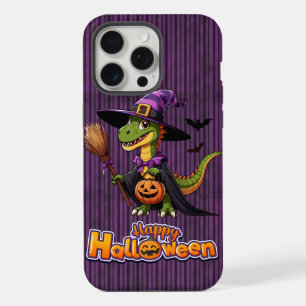 Raptor de Halloween lindo/bruja de dinosaurio