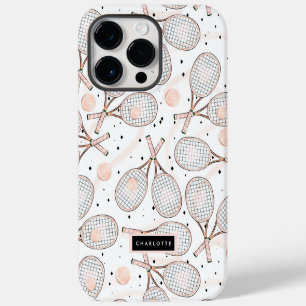 Funda Para iPhone 14 Pro Max Raqueta de amante del tenis