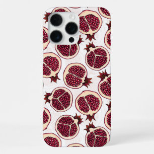 Funda Para iPhone 16 Pro Max Rasgos granados en blanco