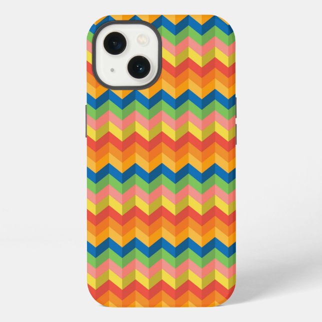 Funda Para iPhone raya en zigzag (Reverso )