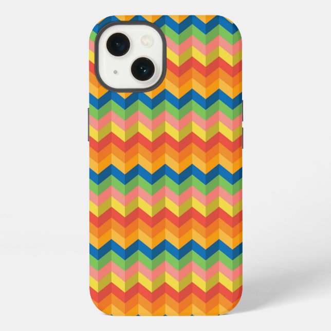 Funda Para iPhone raya en zigzag (Reverso )