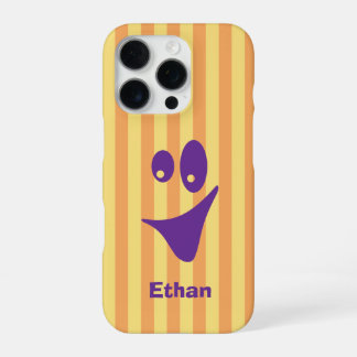 Funda Para iPhone 16 Pro Raya Naranja Purpura Sonrisa Original
