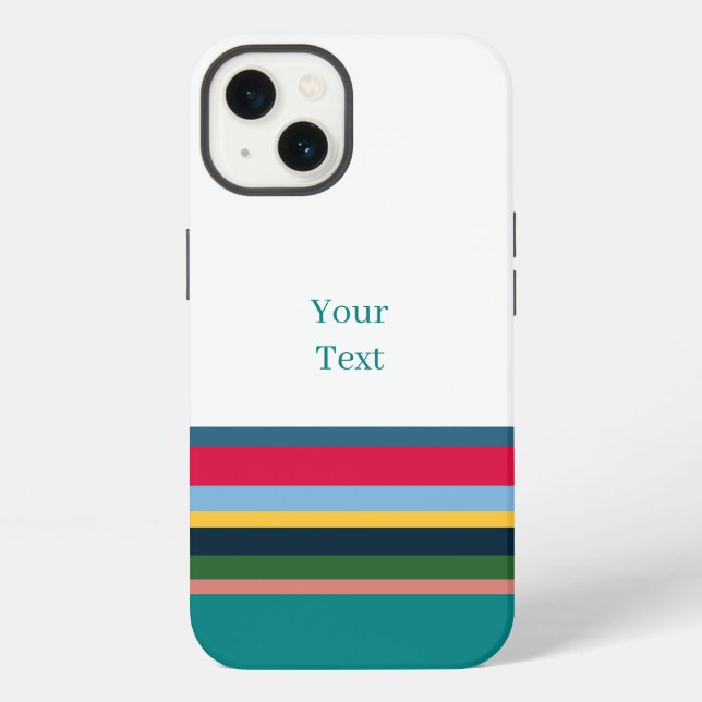 Funda Para iPhone Rayado  (Reverso )