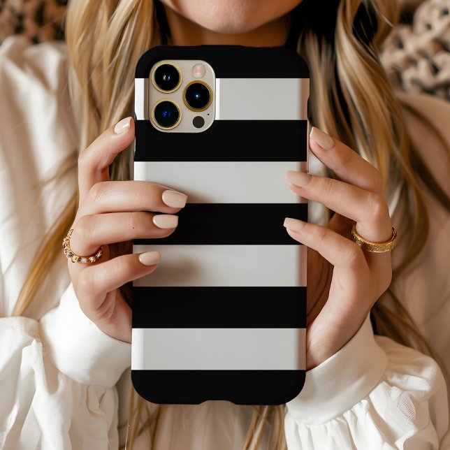 Funda Para iPhone Rayas anchas negras (Subido por el creador)