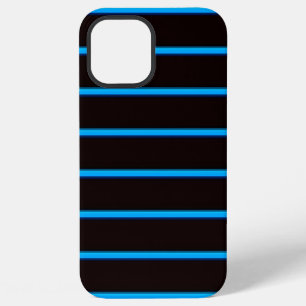 Funda Para iPhone 12 Pro Max Rayas azules cielo lindas negras