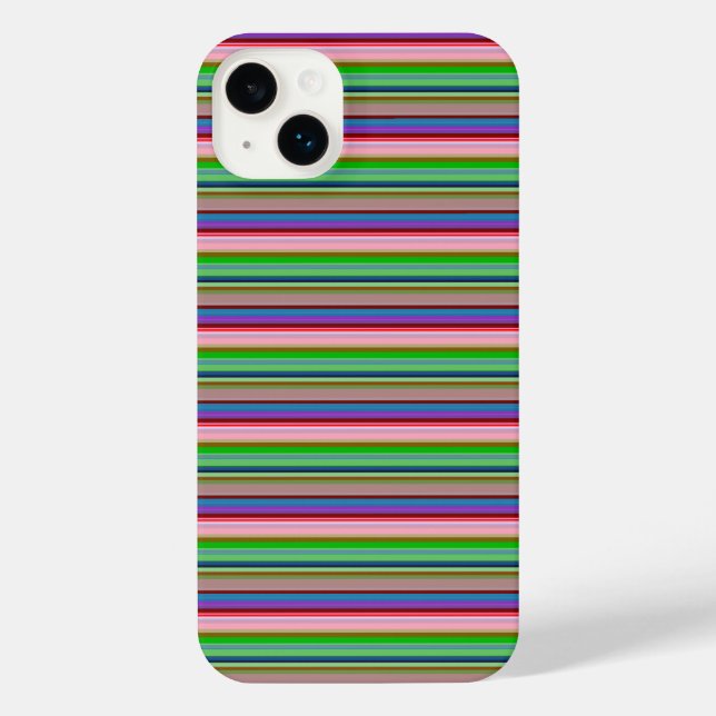 Funda Para iPhone Rayas calientes y coloridas (Reverso )