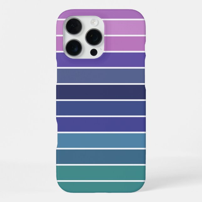 Funda Para iPhone Rayas de Arcoíris (Reverso )