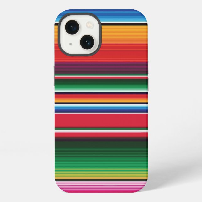 Funda Para iPhone Rayas de colores (Reverso )