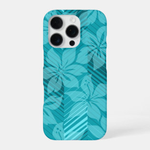 Funda Para iPhone 16 Pro Rayas de Hibisco Hawaiano de North Shore