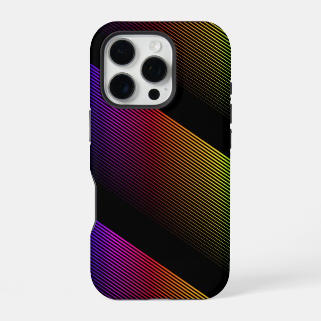Funda Para iPhone Rayas de Prisma (Reverso )