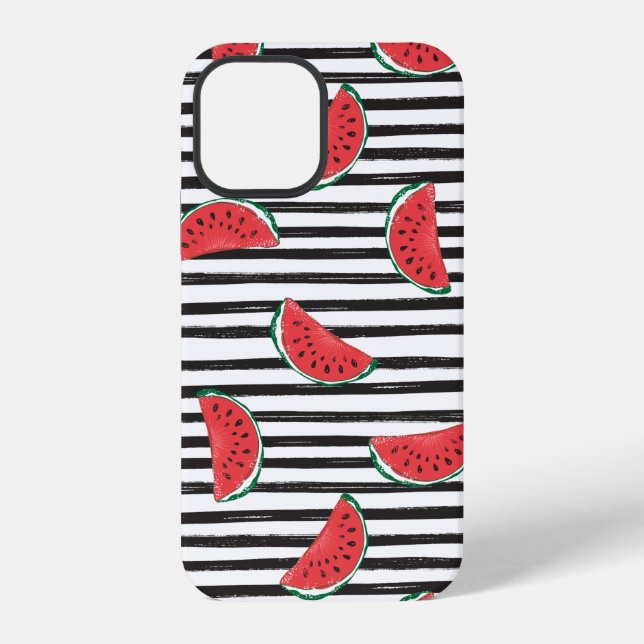 Funda Para iPhone Rayas de Sandía (Reverso )