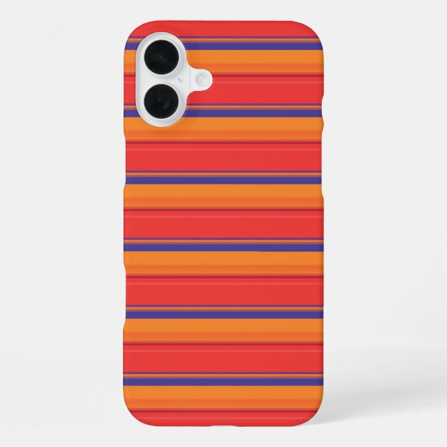 Funda Para iPhone Rayas de verano coloridas lindas (Reverso )