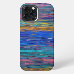 Funda Para iPhone 13 Pro Max Rayas Decorativas Patrón de Mosaico