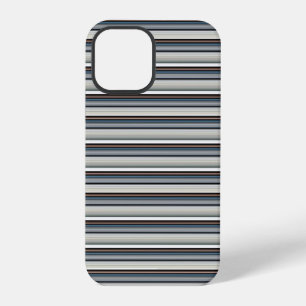Funda Para iPhone 12 Pro Rayas grises blancas lindas