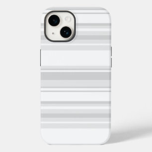 Funda Para iPhone 14 Rayas grises claras