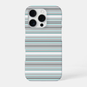 Funda Para iPhone 16 Pro Rayas grises de agua lindas