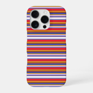 Funda Para iPhone 16 Pro Rayas mágicas de colores lindos