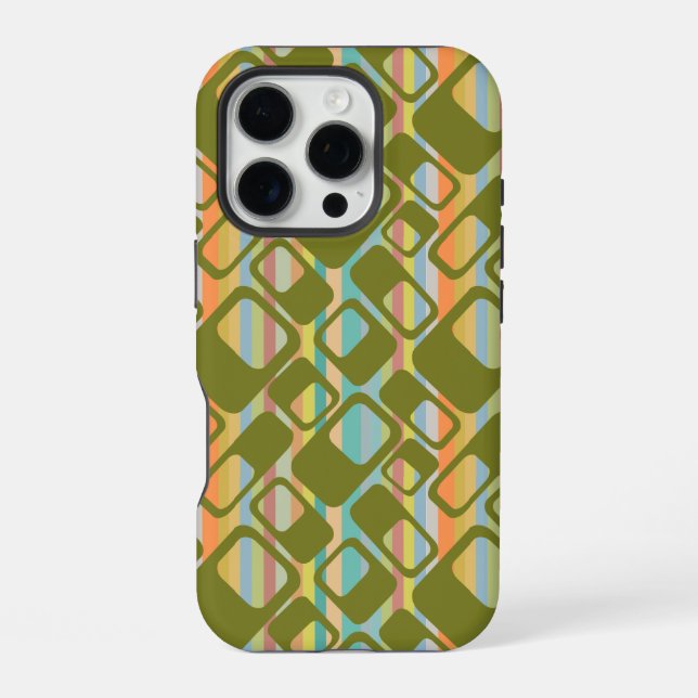 Funda Para iPhone Rayas MCM  (Reverso )