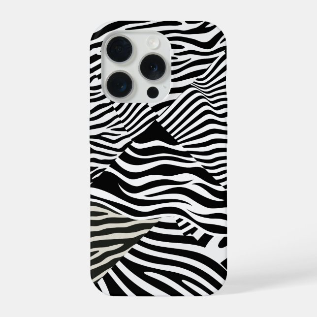 Funda Para iPhone RAYAS Patrón BW.SPBW01 (Reverso )