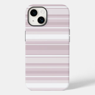 Funda Para iPhone 14 Rayas rosa cuarzo rosa