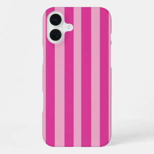 Funda Para iPhone 16 Plus Rayas rosadas