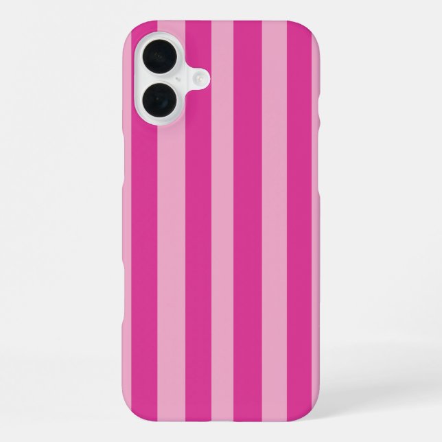Funda Para iPhone Rayas rosadas (Reverso )