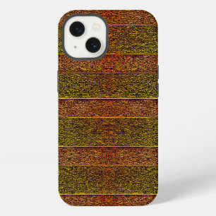Rayas verdes rojizas estampadas en relieve y sombr