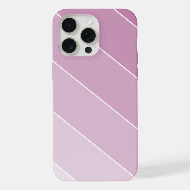 Funda Para iPhone Rayas Violeta Ombré (Reverso )