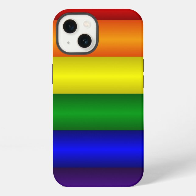 Funda Para iPhone Rayo arcoiris (Reverso )