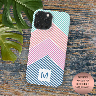 Funda Para iPhone 16 Pro Max Rayo de Verde Menta Azul Rosa Melocotón Naranja Pa