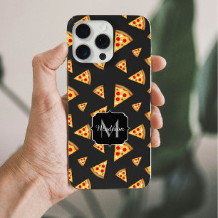 Rebanadas de pizza divertidas y geniales con monog