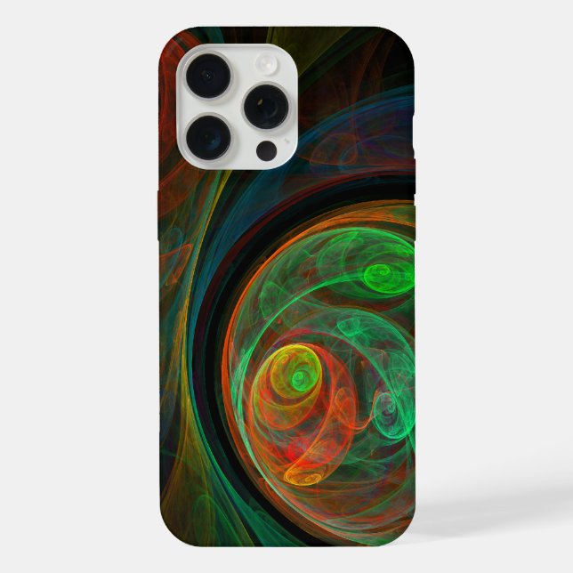 Funda Para iPhone Reborn Green Abstract Art (Reverso )