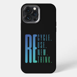 Funda Para iPhone 13 Pro Max Recicla Reutiliza Renueva Repensa