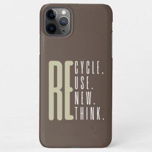 Funda Para iPhone 11Pro Max Reciclar reutilizar repensar