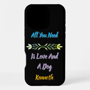 Funda Para iPhone 16 Pro Max Recordatorio de amor y amistad canina