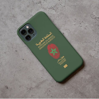 Funda Para iPhone 14 Recordatorio de impresión de pasaporte de viaje ún