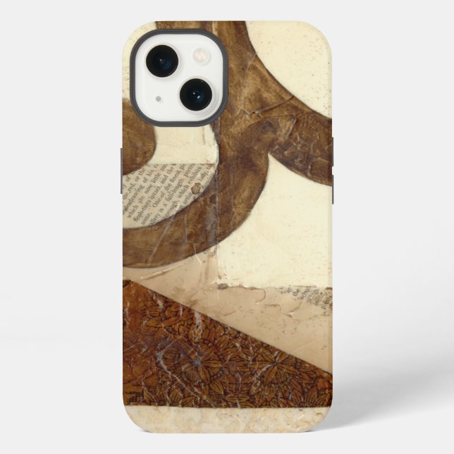 Funda Para iPhone Recorte de periódico antiguo (Reverso )