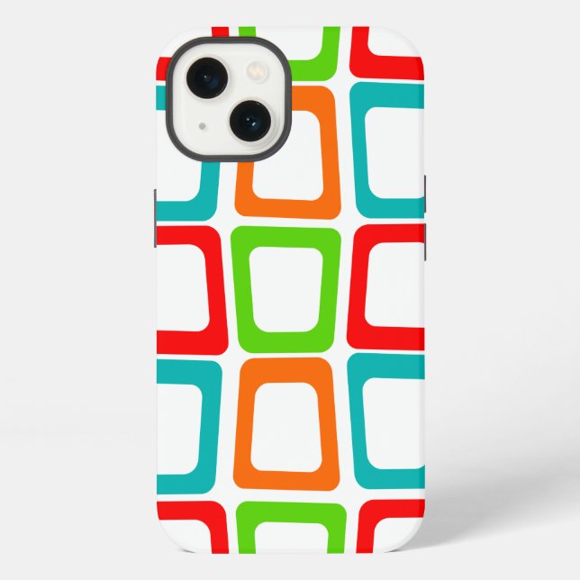 Funda Para iPhone Rectángulos sesgados  (Reverso )