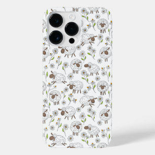 Funda Para iPhone 14 Pro Max Recuento de ovejas en blanco