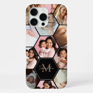 Funda Para iPhone 16 Pro Max Recuerdo de Colograma de 12 Fotos Personalizadas