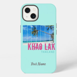 Recuerdo de playa vintage de Khao Lak Phang-Nga Ta