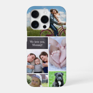 Funda Para iPhone 16 Pro Recuerdos familiares personalizados Collage de fot
