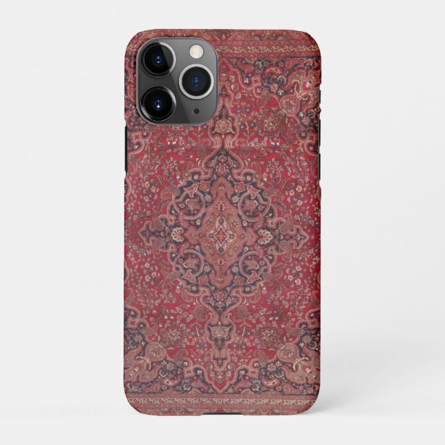 Funda Para iPhone Red Antique Carpet (Reverso)
